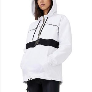 P.E Nation Set Match Optic White Hoodie size L NWT